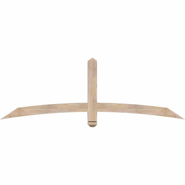 Ekena Millwork Bellingham Smooth Timber Gable Bracket, Douglas Fir, 72"W x 24"H x 3 1/2"D x 3 1/2"F, 8/12 Pitch GBW072X24X0404BEL00SDF - main